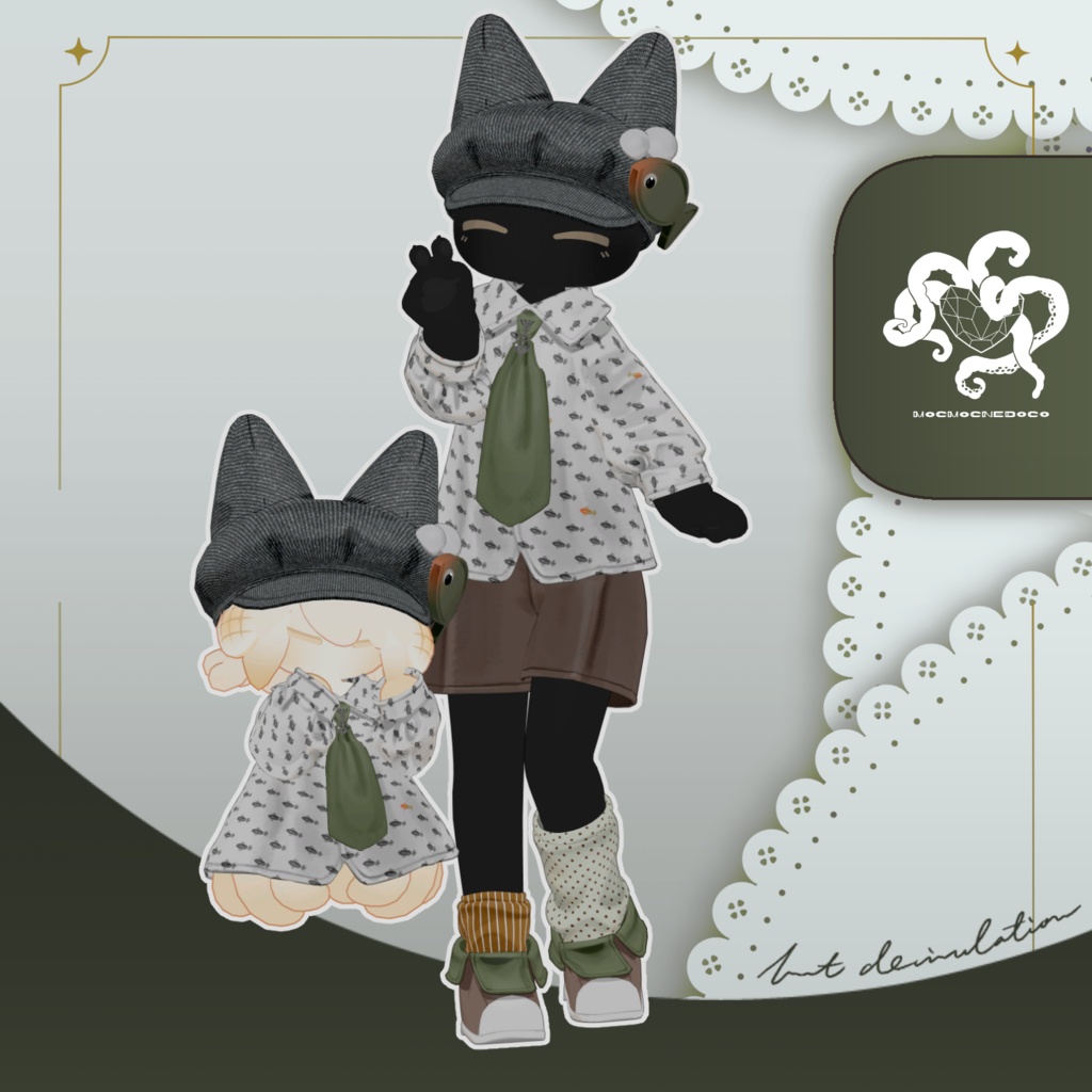 すいすい春服|VRChat想定3D衣装