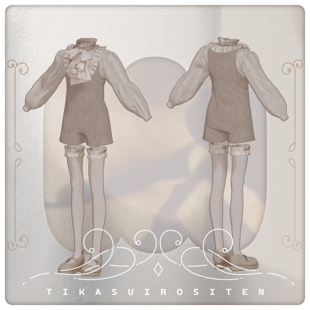 セール中|Effortless Royal|VRChat想定3D衣装 - 11アバター対応