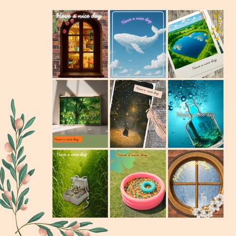 Instagram投稿用テンプレートfantasy系