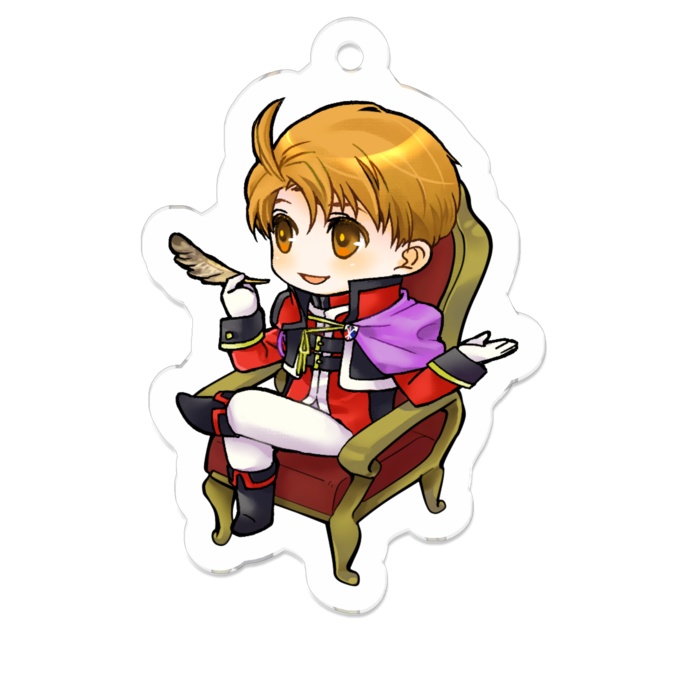 ヴィネット風アクリルキーホルダー