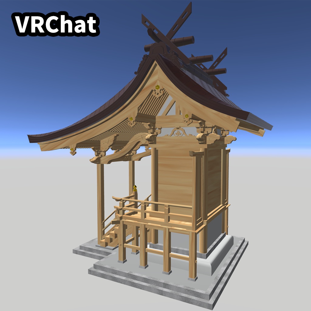 【無料】神社(本殿)