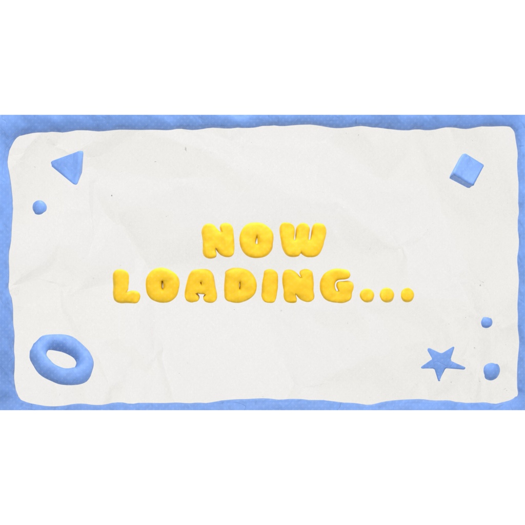 待機画面素材 [NOW LOADING...]