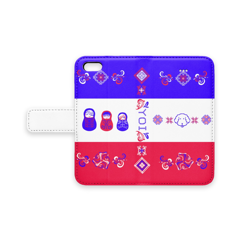 YOI!!!トリコロールカラーiPhonケース 
