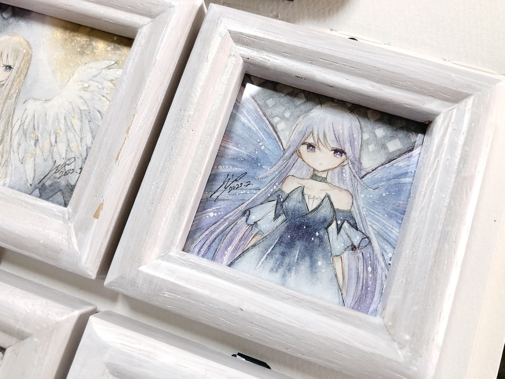 【ミニ原画】羽のミニ原画4点