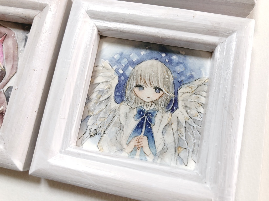 【ミニ原画】羽のミニ原画4点