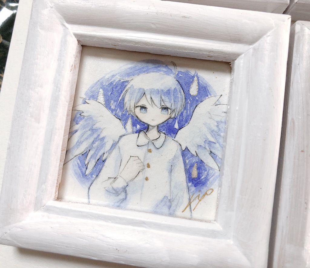 【ミニ原画】羽のミニ原画4点