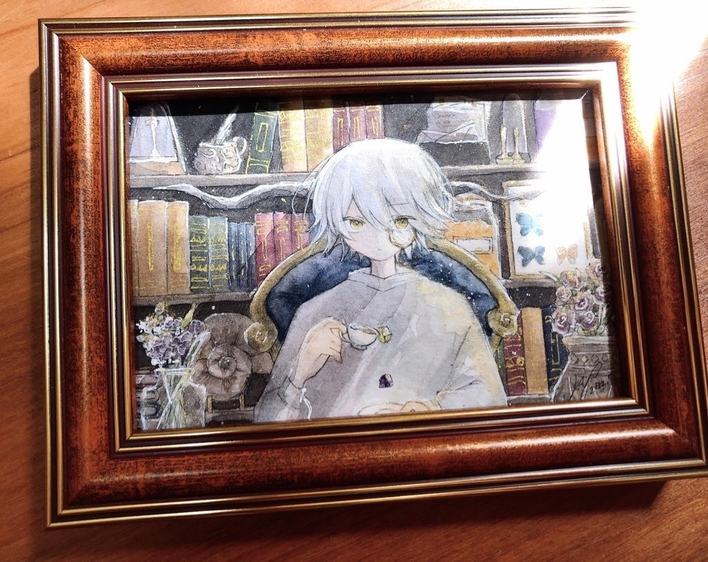 新作 アベルの書斎 イラスト原画 Cradle Dream Booth