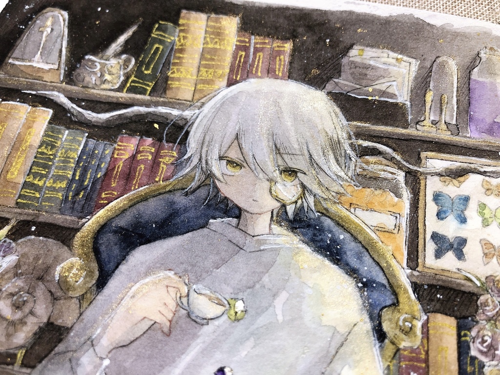 新作 アベルの書斎 イラスト原画 Cradle Dream Booth
