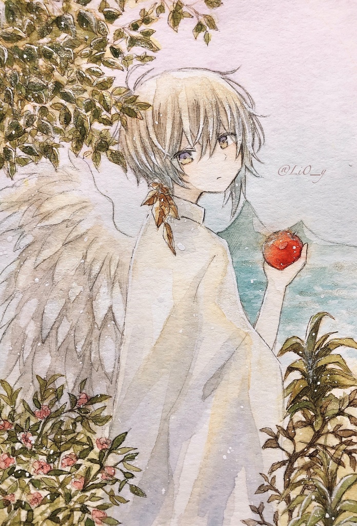 『アダムとイヴ』額装作品3点