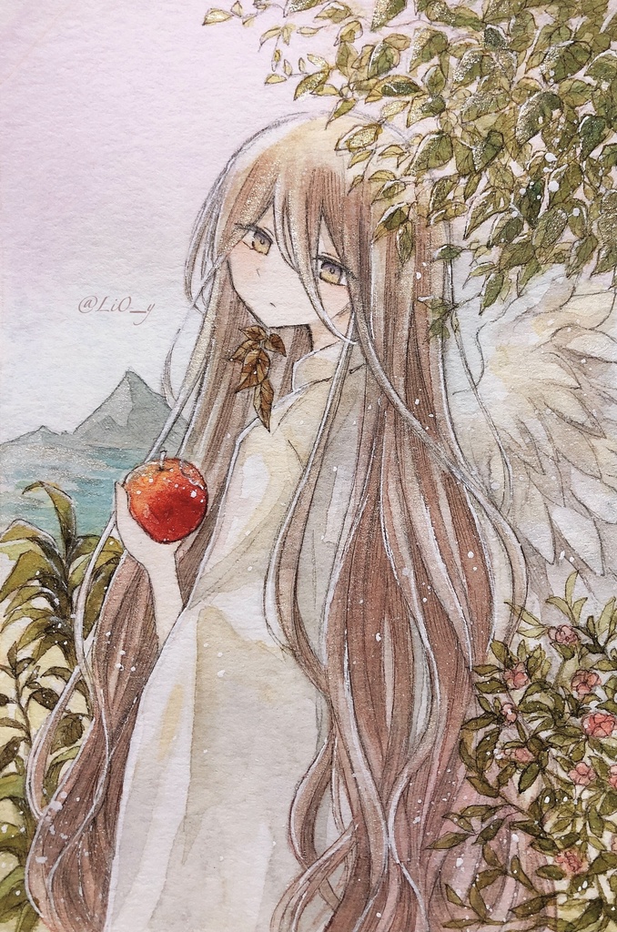 『アダムとイヴ』額装作品3点