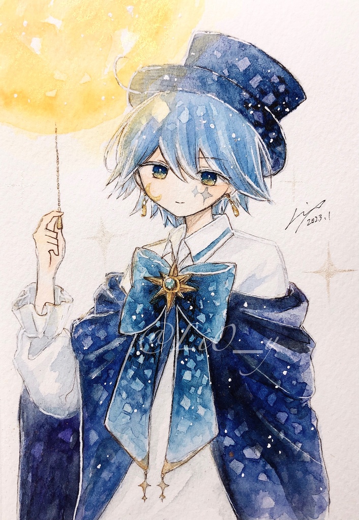 君のスパークルサインドローイング3点