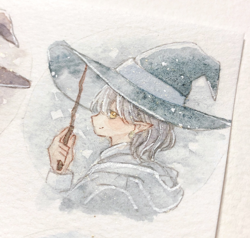 魔法使いのミニミニ原画10種(額なし)