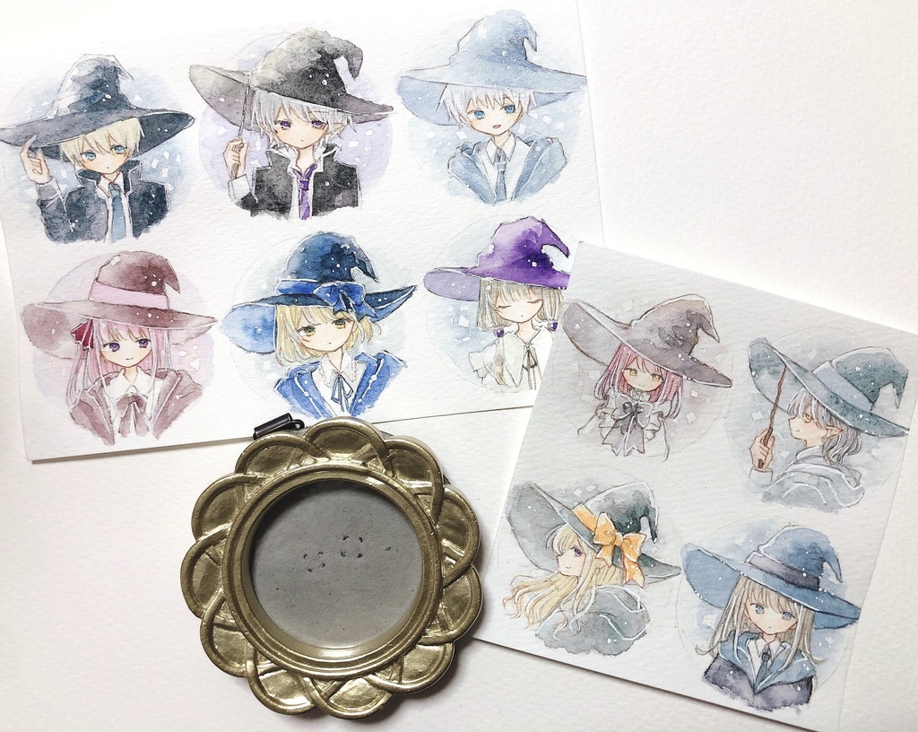 魔法使いのミニミニ原画10種(額なし)