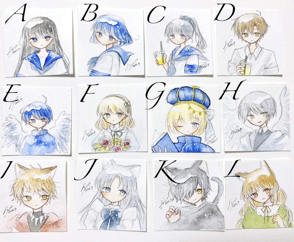 ミニミニ原画12種