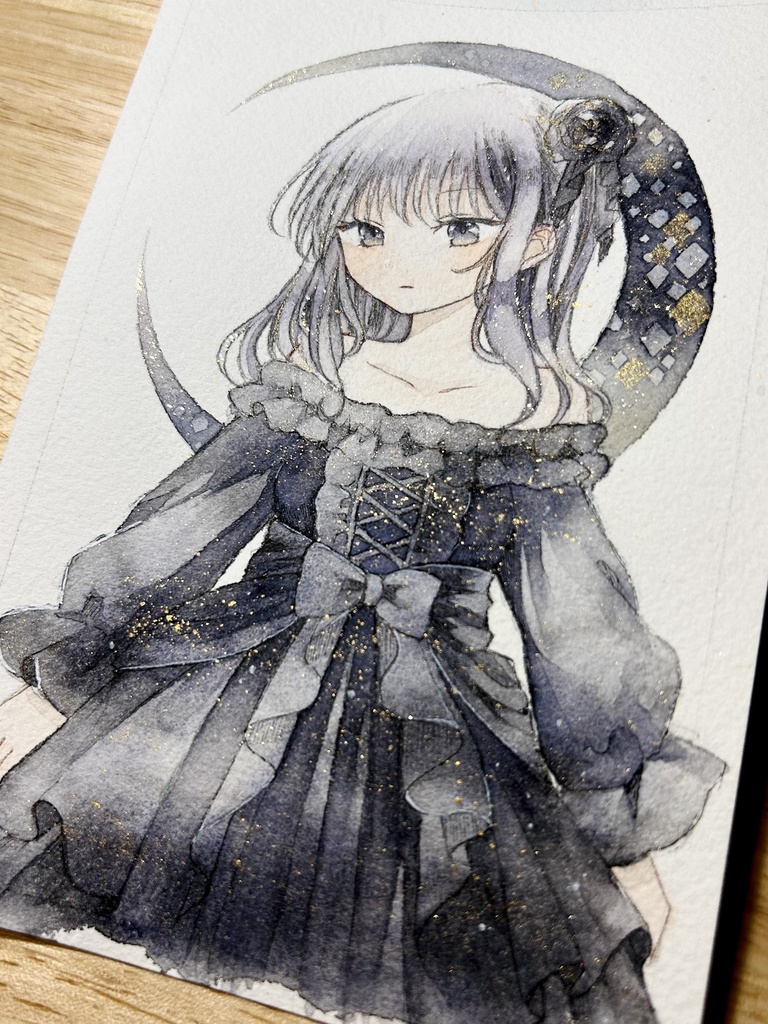 【新作】黒いドレスの女性「Layla」「Emma」