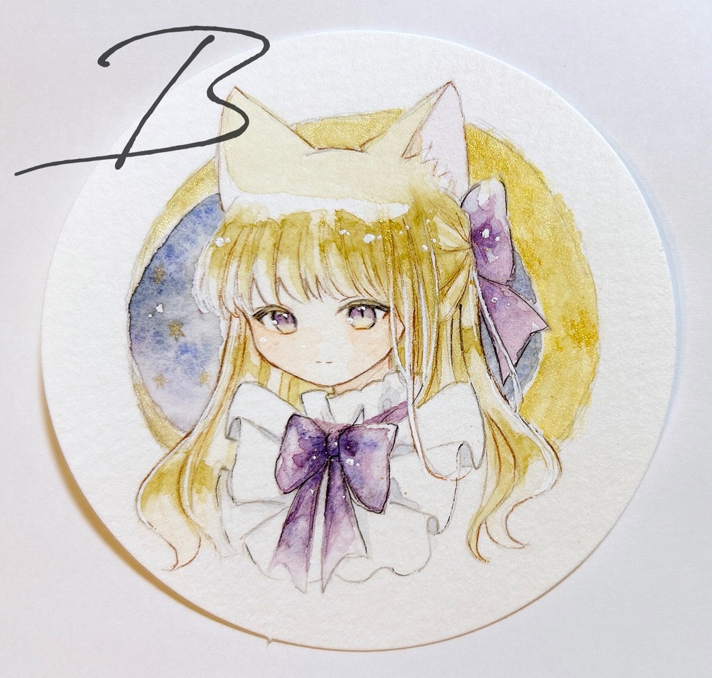 【新作】猫フレーム原画 7点