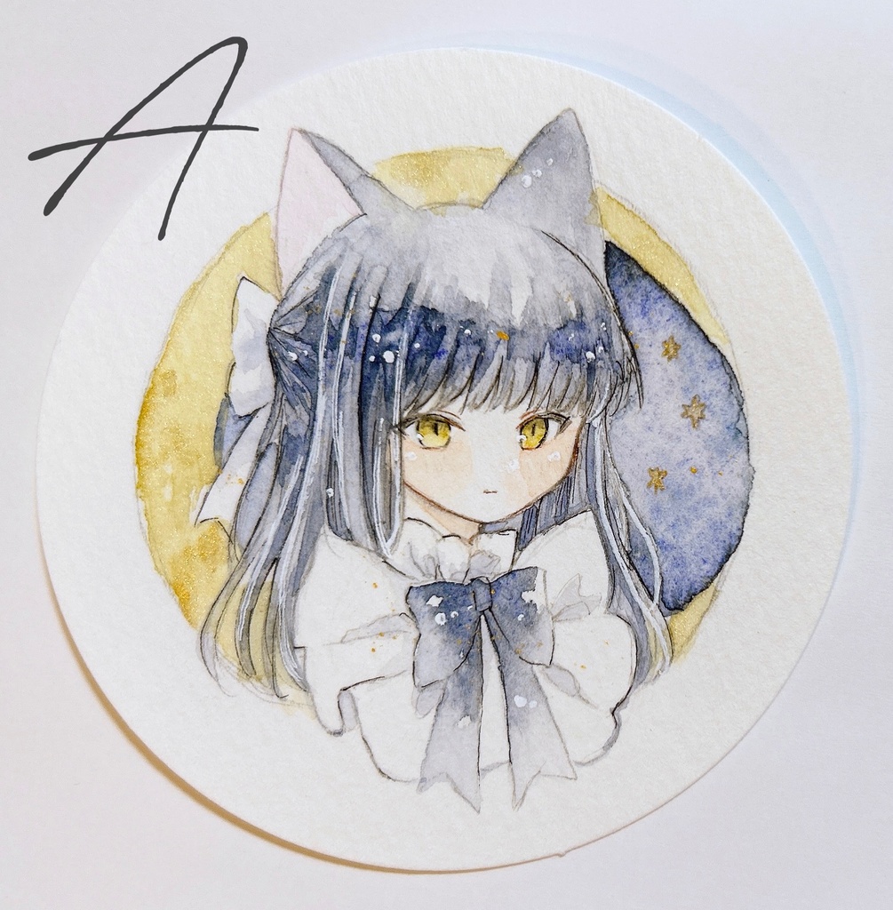 【新作】猫フレーム原画 7点