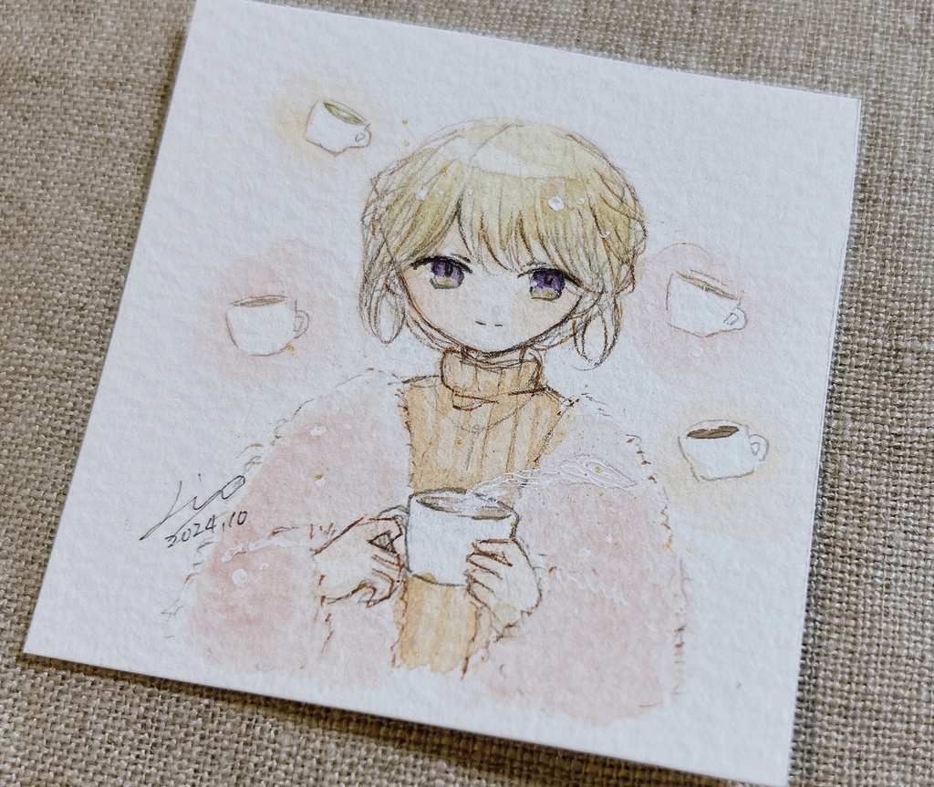 秋のミニミニ原画 6種