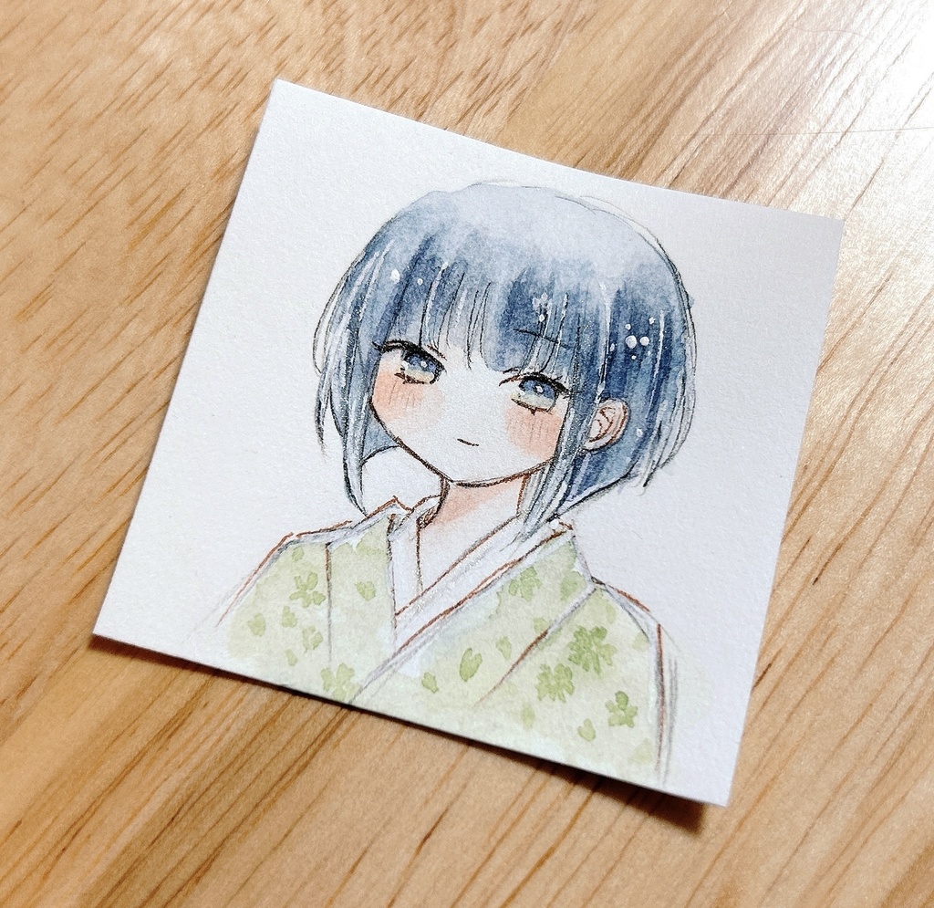 【新作】ミニミニ原画 5×5〜5×5.5cmサイズ 全然8種