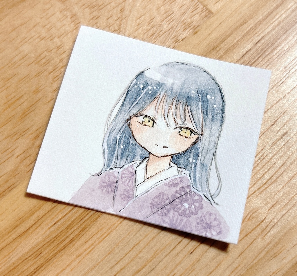 【新作】ミニミニ原画 5×5〜5×5.5cmサイズ 全然8種