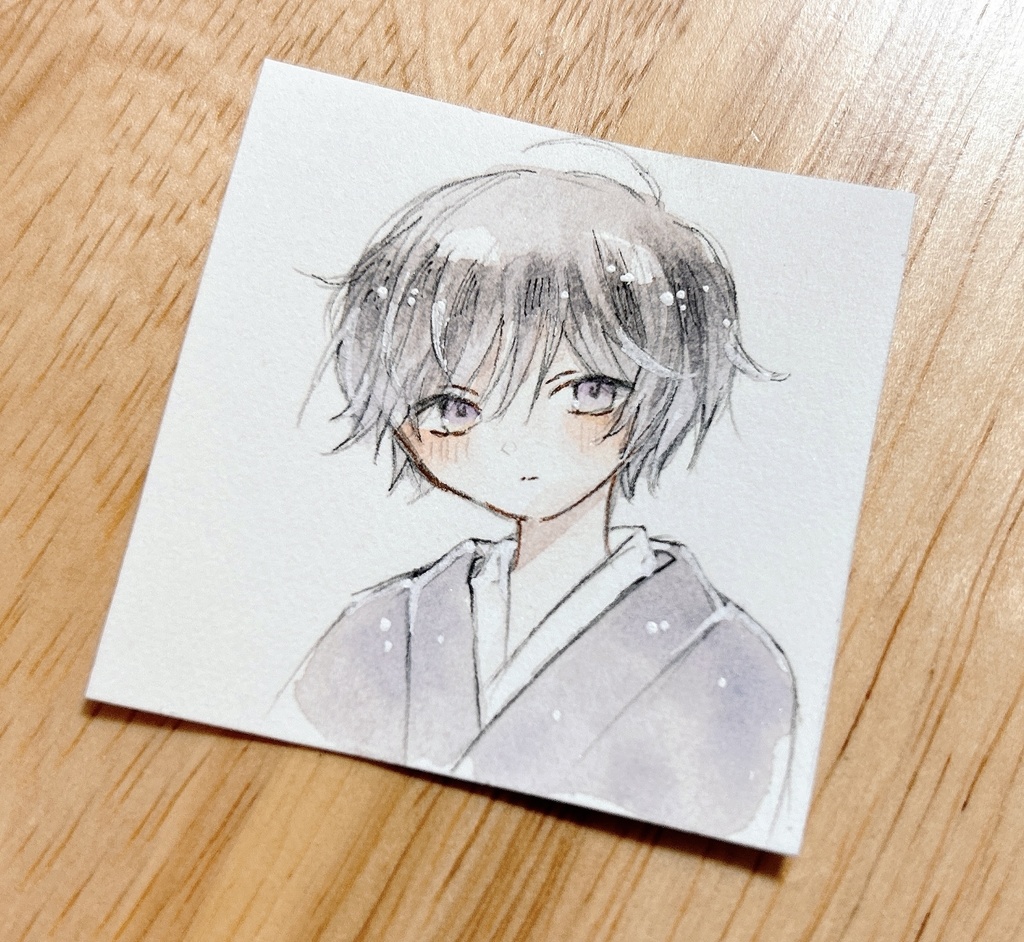 【新作】ミニミニ原画 5×5〜5×5.5cmサイズ 全然8種