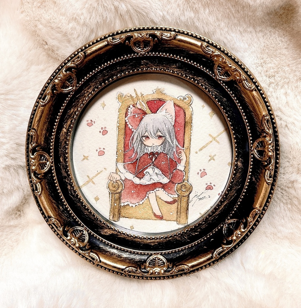 【新作】女王猫イラスト