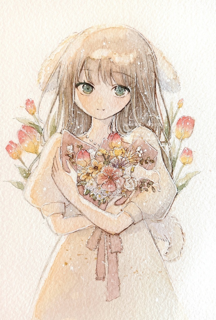 【新作】花と動物のフレームレス作品 4種