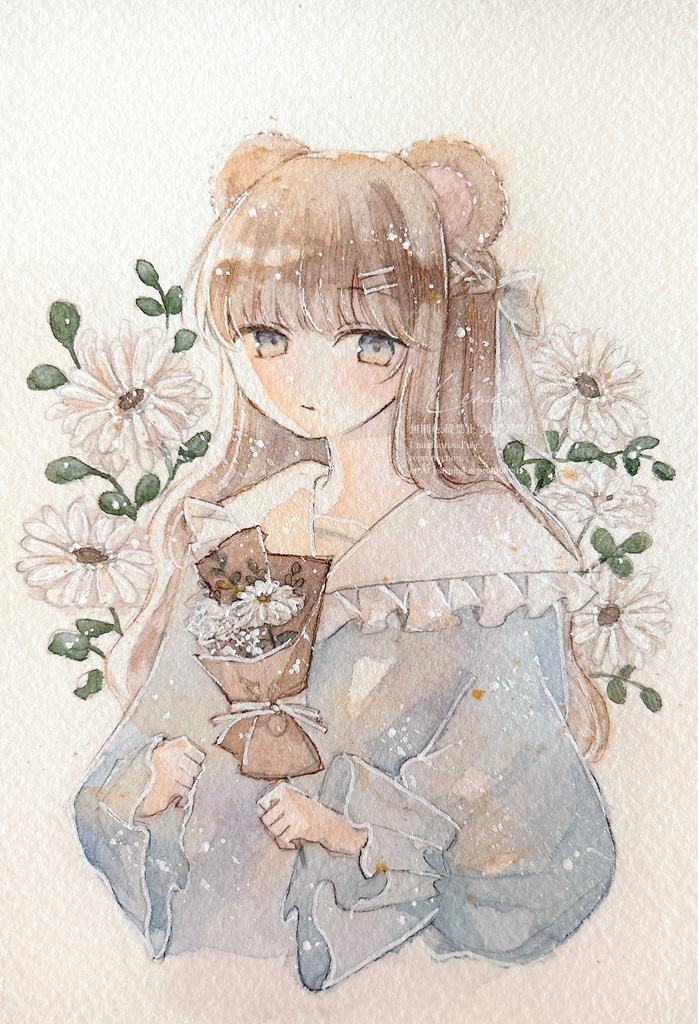 【新作】花と動物のフレームレス作品 4種