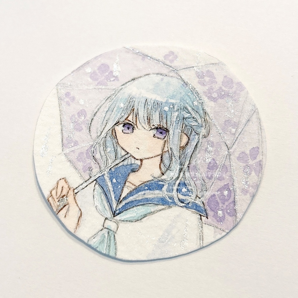 【新作】紫陽花ミニ原画 4種類