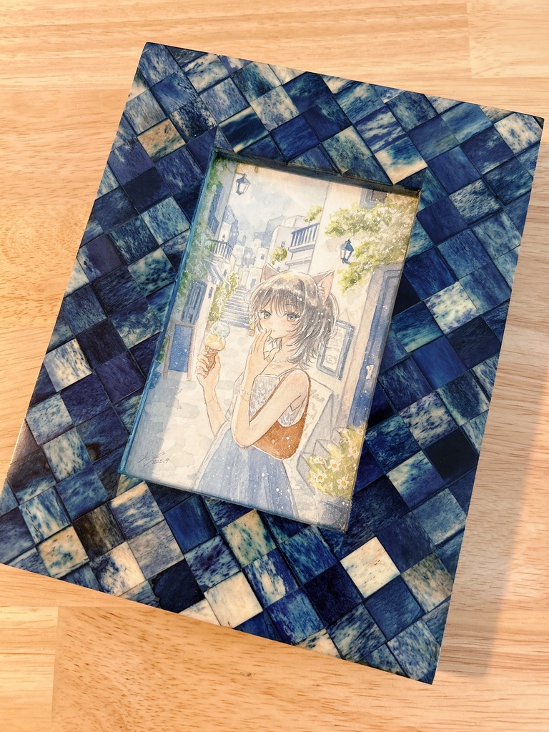 額装作品『じぶん休暇』