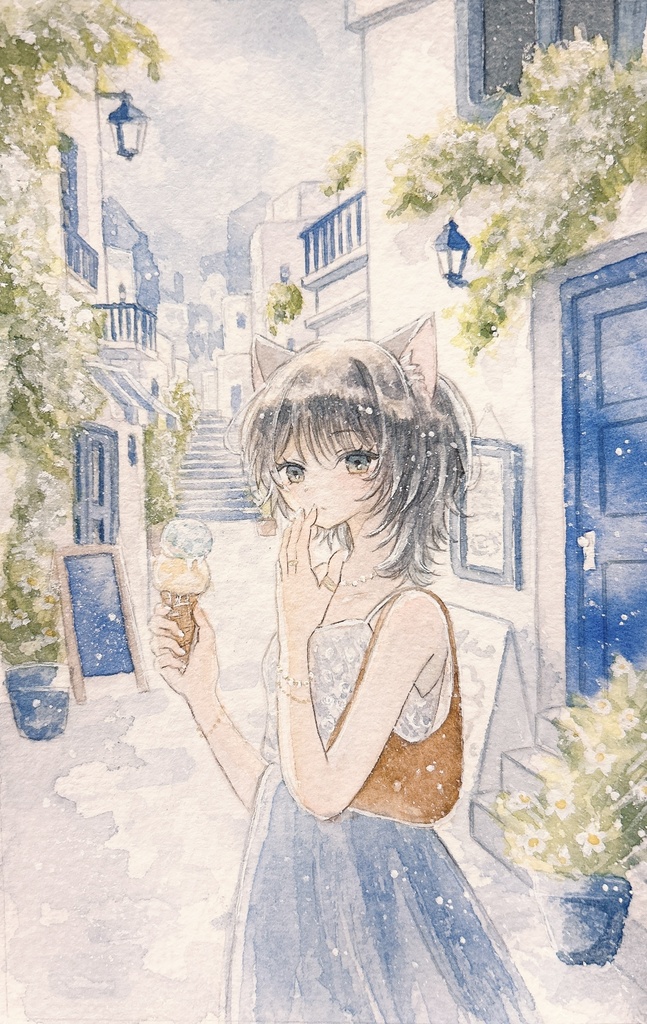 額装作品『じぶん休暇』