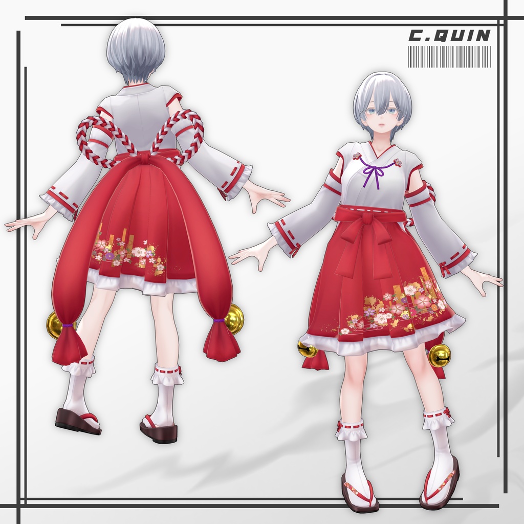 巫女風コーデセット Ver森羅