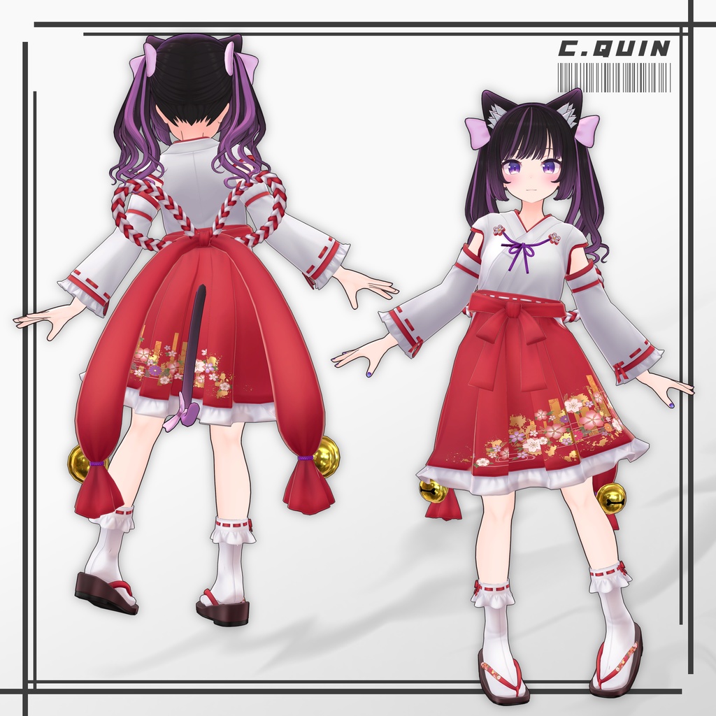 巫女風コーデセット Verむろむ