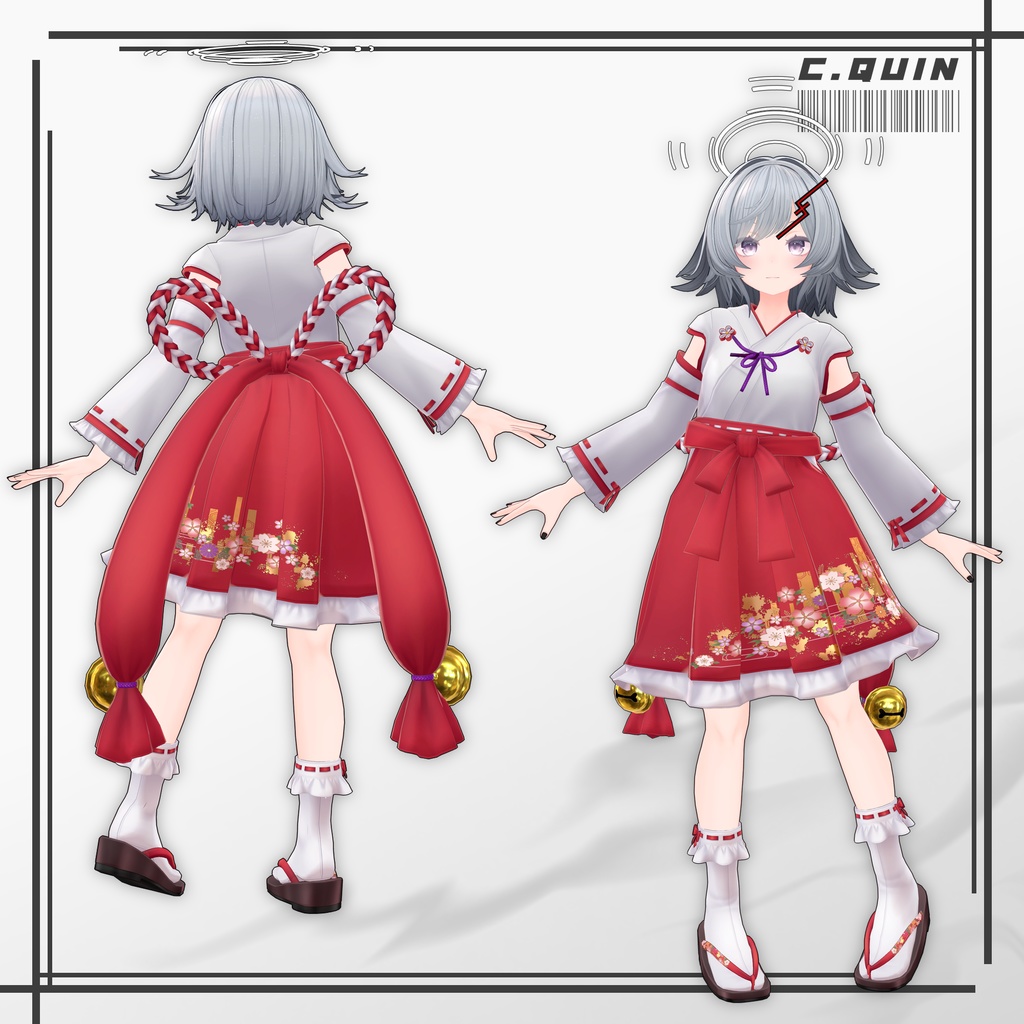 巫女風コーデセット Verむろむ