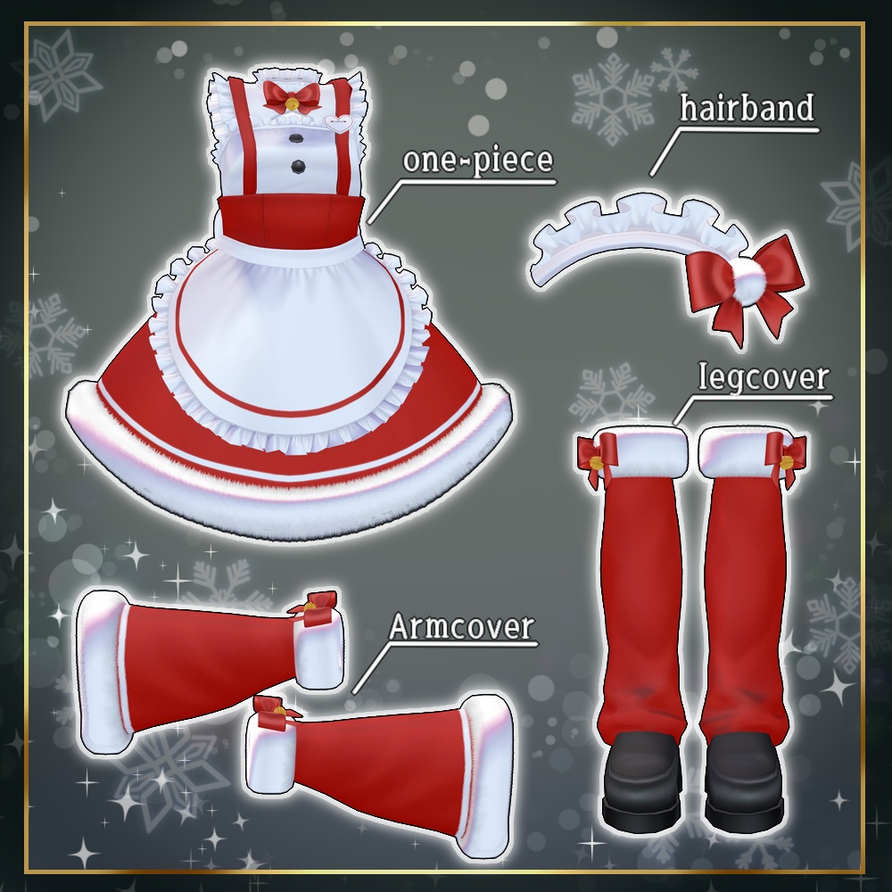 XmasMaid【5アバター対応】