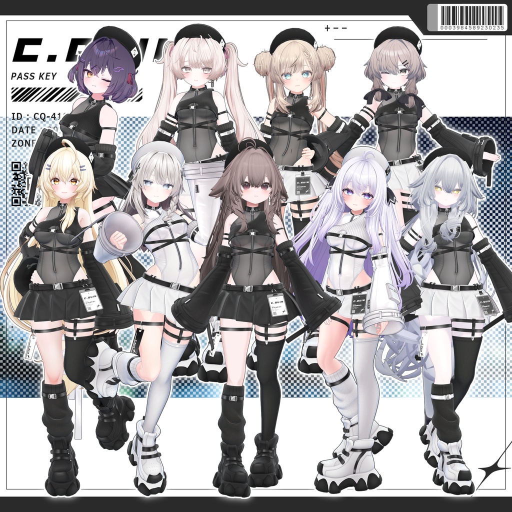 【リリース記念セール】Noir【12アバター対応】
