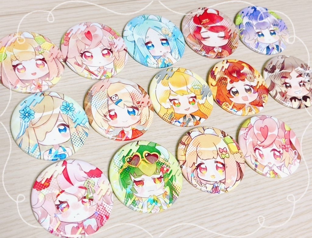 『だがしわ~るど!』トレーディング缶バッジ