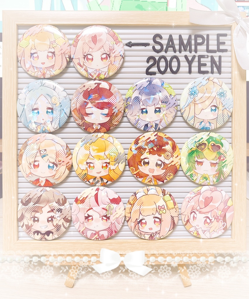 『だがしわ~るど!』トレーディング缶バッジ