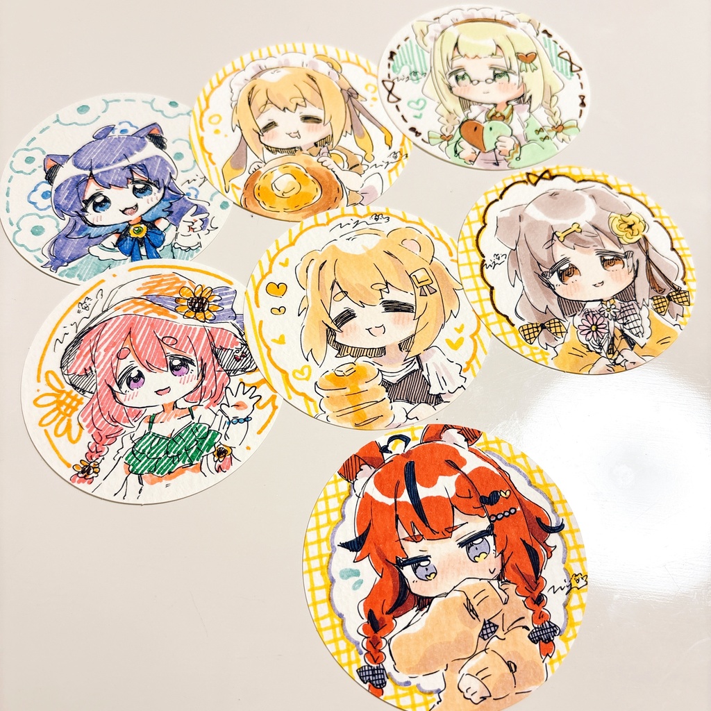 【原画ガチャ】一発描きミニカードガチャ