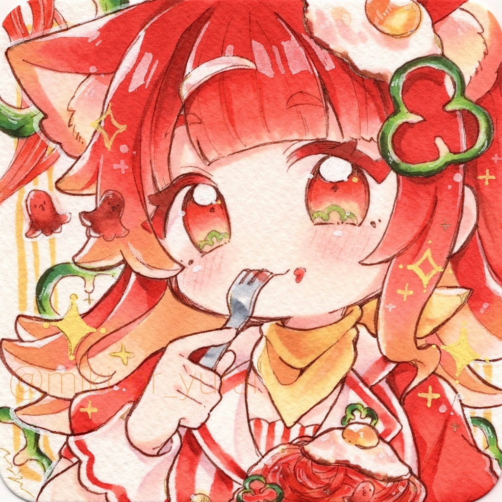 【原画】ナポリタン食べよ！