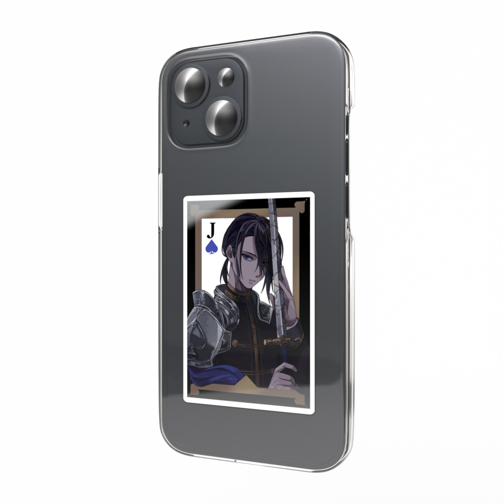 新月緋雨　トランプステッカー