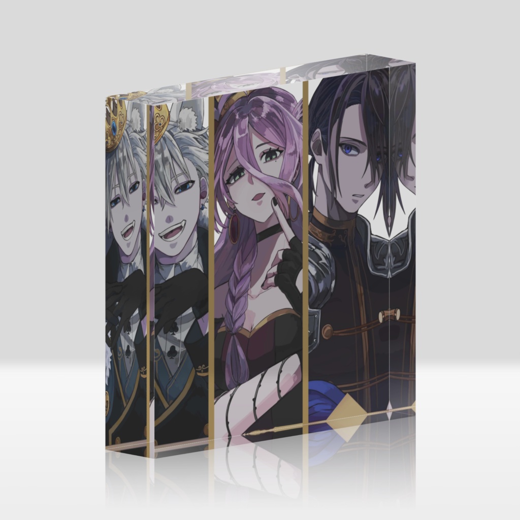 キャラデザ　アクリルブロック