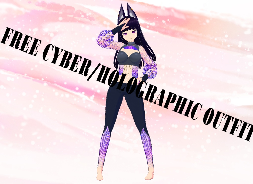 Free Cyber/Holographic Outfit