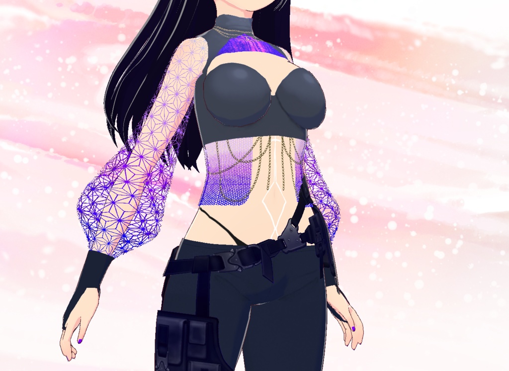 Free Cyber/Holographic Outfit
