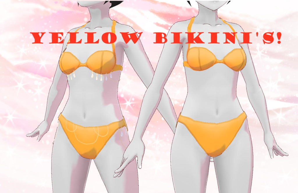 [FREE] Yellow Bikini's (Jewels and no Jewels)