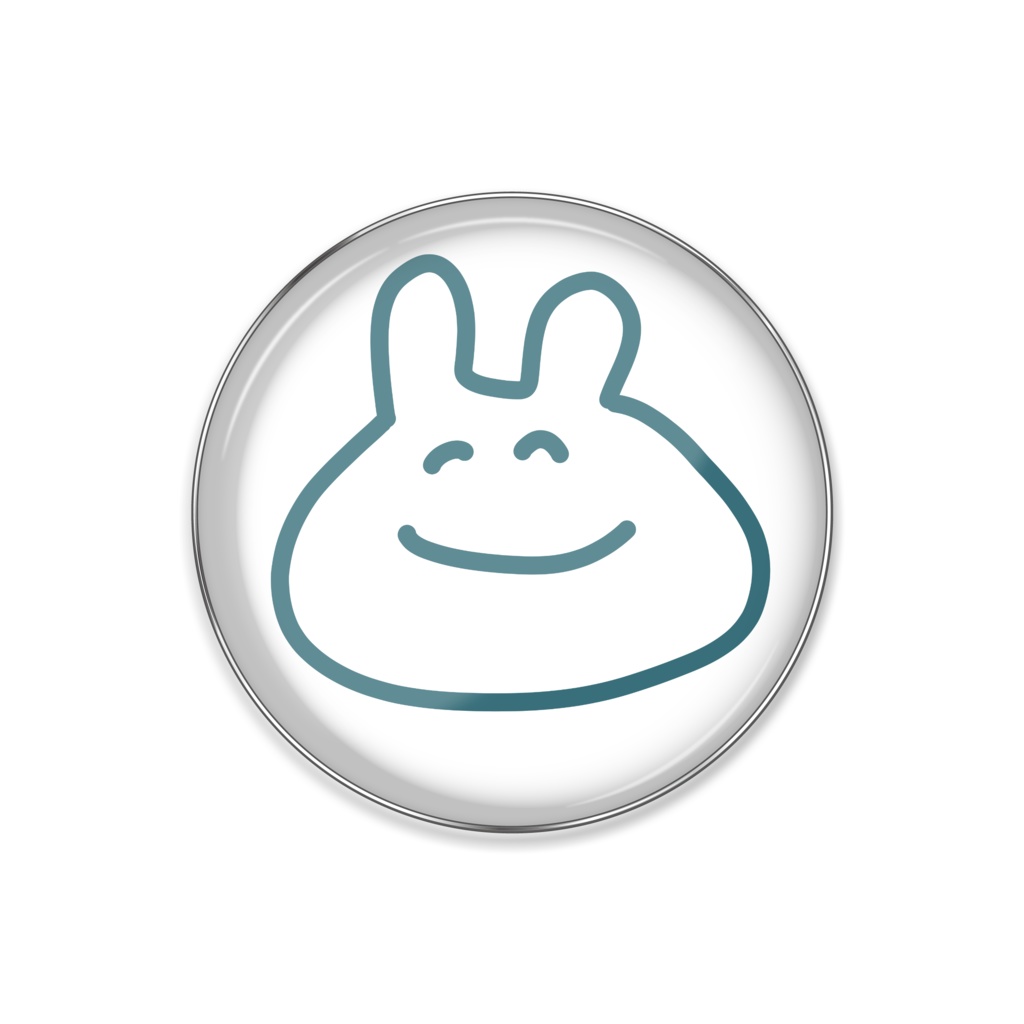 汎用性しかないうさぎピンバッジ