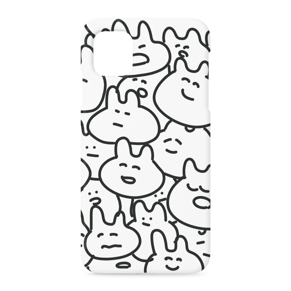 うさぎのケース白(タピオカカメラ)