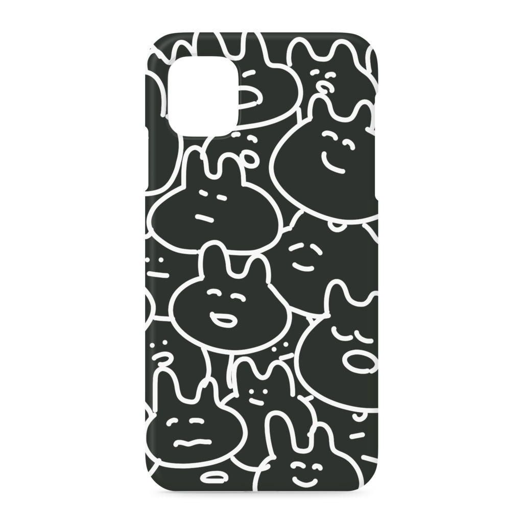 うさぎのケース黒(タピオカカメラ)