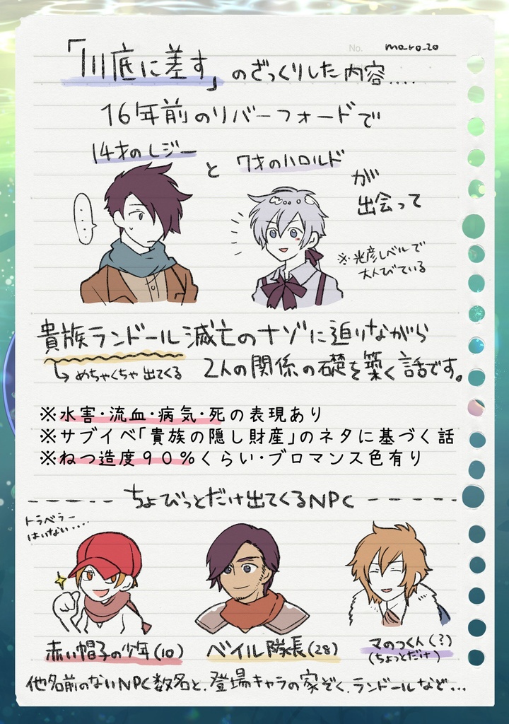 <Web再録>川底に差す