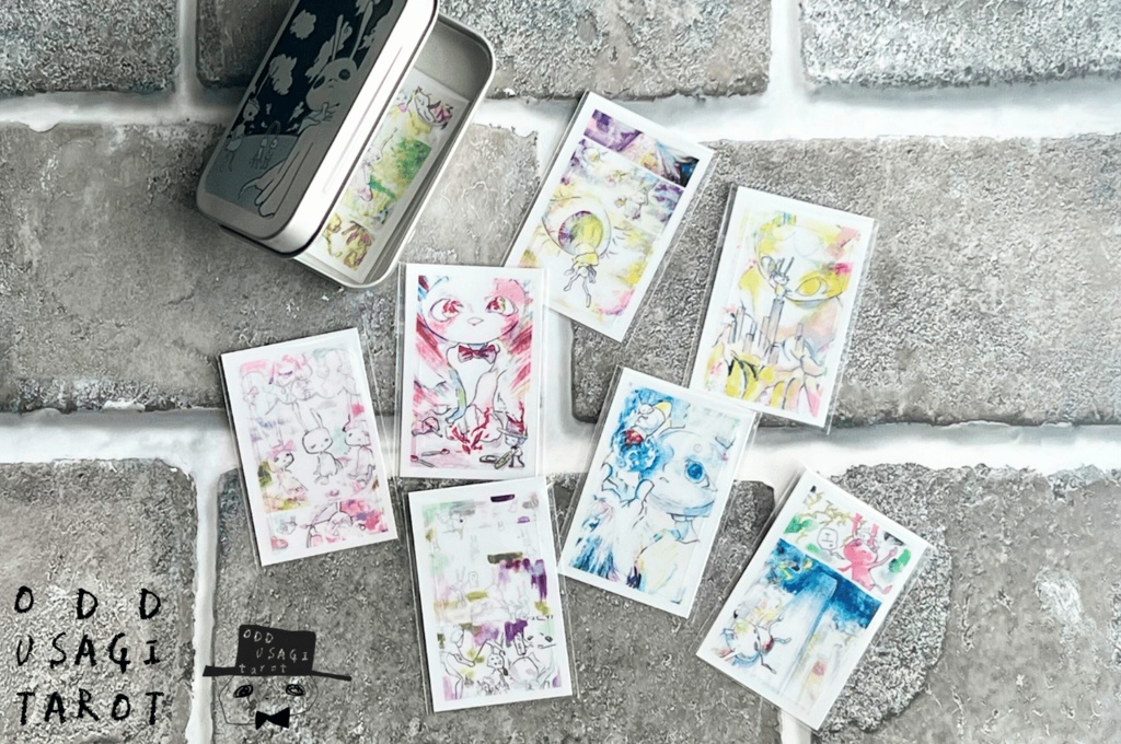 オッドうさぎタロット半透明シール〈全8種〉